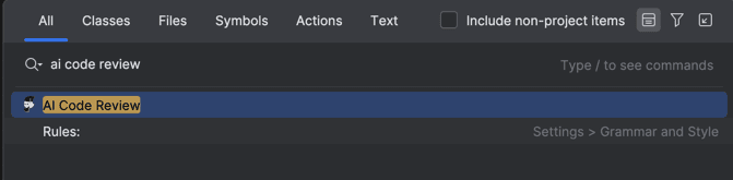 AI Code Review Command