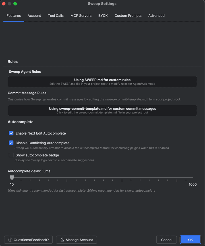 Configure Commit Message Rules